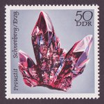 Proustite (timbre) - Allemagne de l'Est - 1972 -- 25/06/08
