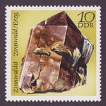 Zinnwaldite (timbre) - Allemagne de l'Est - 1972 -- 25/06/08