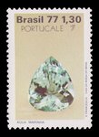 Aigue-Marine (timbre) - Brésil - 1977 -- 30/07/08
