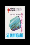 Turquoise (timbre) - Mexique - 1989 -- 13/08/08