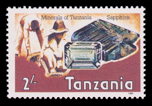 Saphir - Tanzanie - 1986