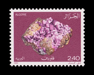 Fluorine (timbre) - Algérie - 1983 -- 29/06/08