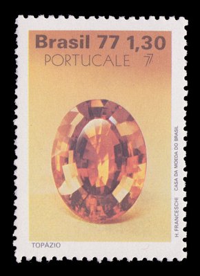 Topaze (timbre) - Brésil - 1977 -- 30/07/08