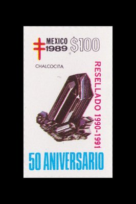 Chalcocite (timbre) - Mexique - 1989 -- 13/08/08