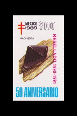 Magnétite (timbre) - Mexique - 1989 -- 17/08/08
