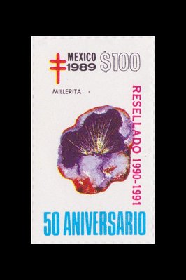 Millerite (timbre) - Mexique - 1989 -- 14/08/08