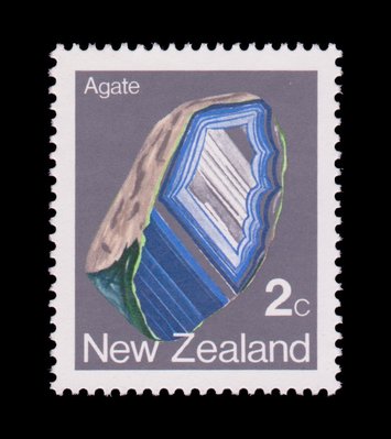 Agate (timbre) - Nouvelle Zélande - 1982 -- 26/06/08