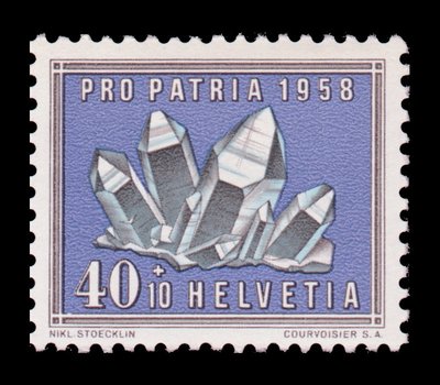Quartz (timbre) - Suisse - 1958 -- 23/08/08