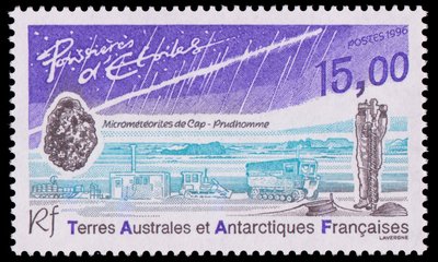 Météorite (timbre) - Terres Australes et Antartiques Françaises - 1991 -- 21/08/08