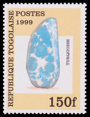 Turquoise (timbre) - Togo - 1999 -- 06/08/08