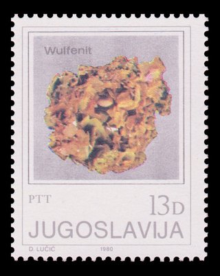 Wulfenite (timbre) - Yougoslavie - 1980 -- 07/07/08